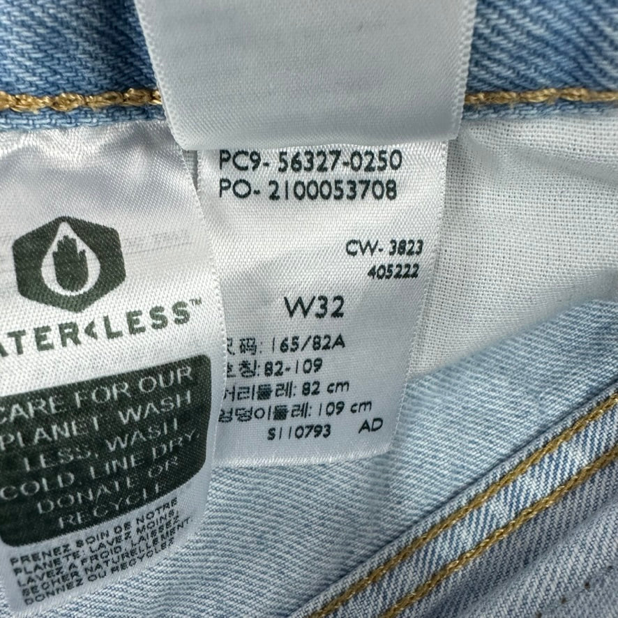 Levi's Cut Off Denim Blue Jean Shorts Womens 33 Distressed - 34x2"