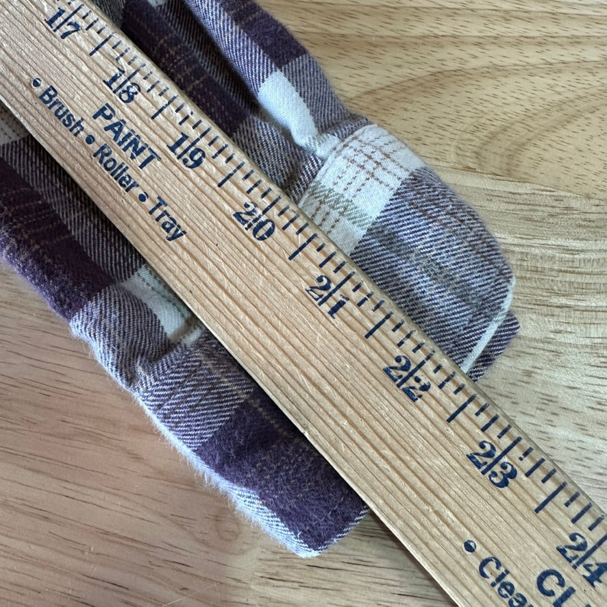 Carhartt Womens Medium Button Up Flannel Shirt Purple Plaid long sleeve