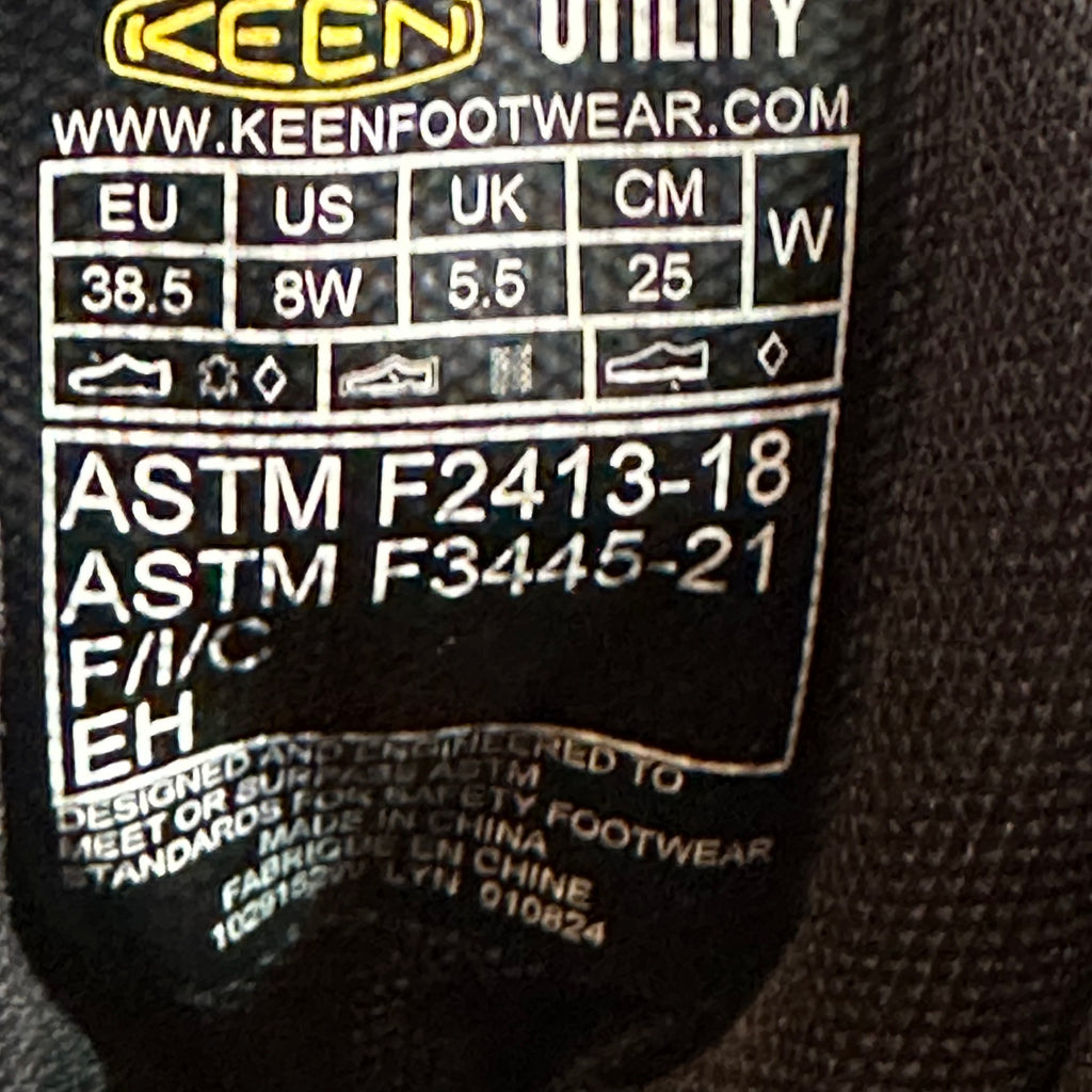 Keen Utility Woman's 8 Steel Toe Boots