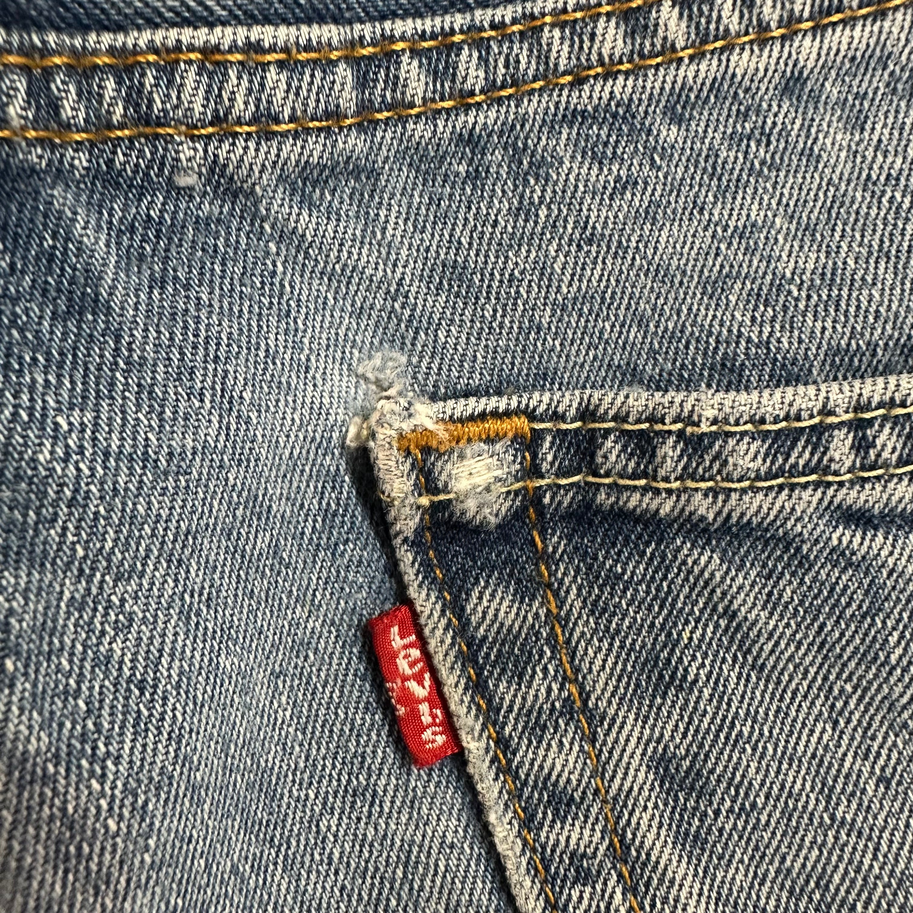 Levi's 505 Mens 33x30 Blue Jeans