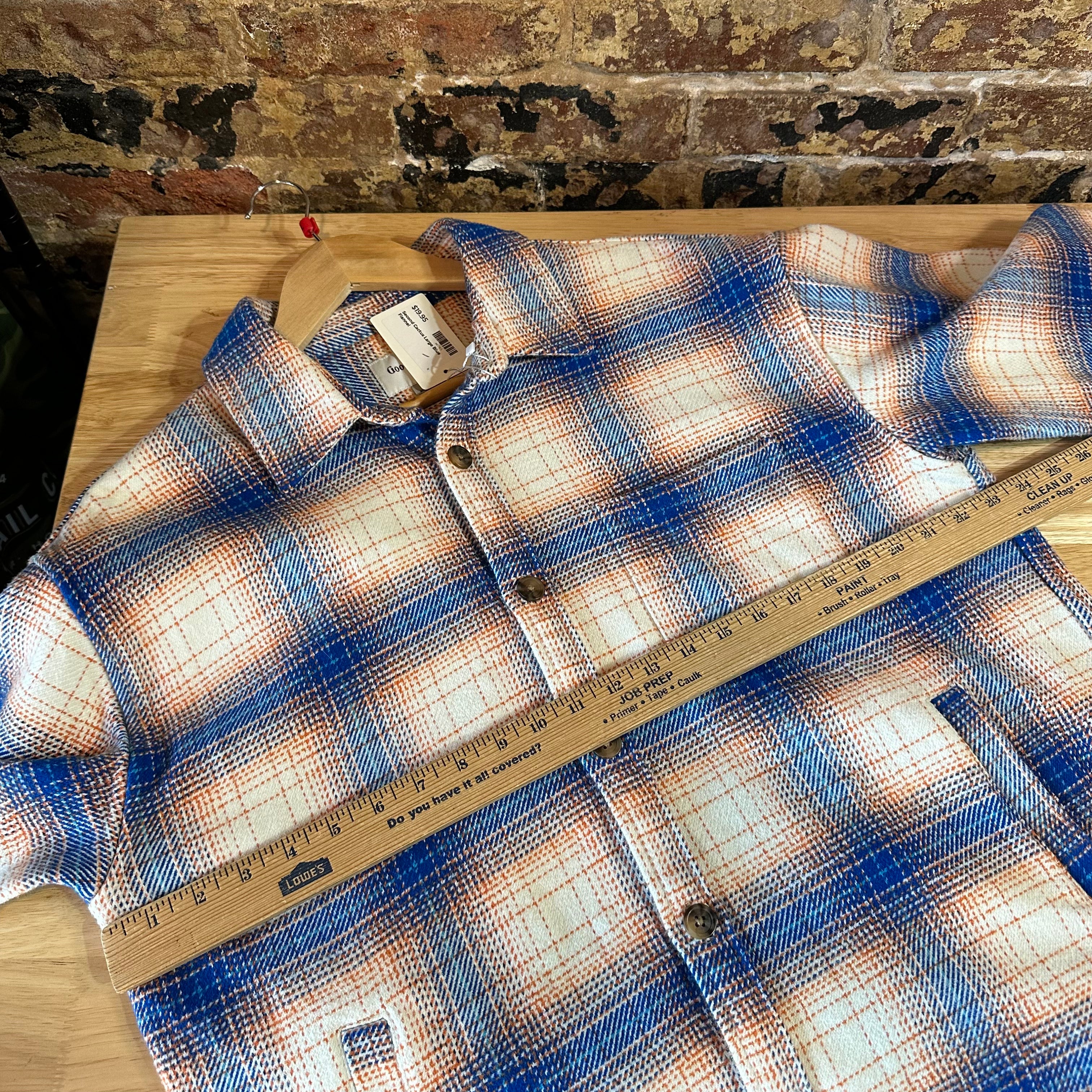 Second Trail Flannel Large Shacket Shirt