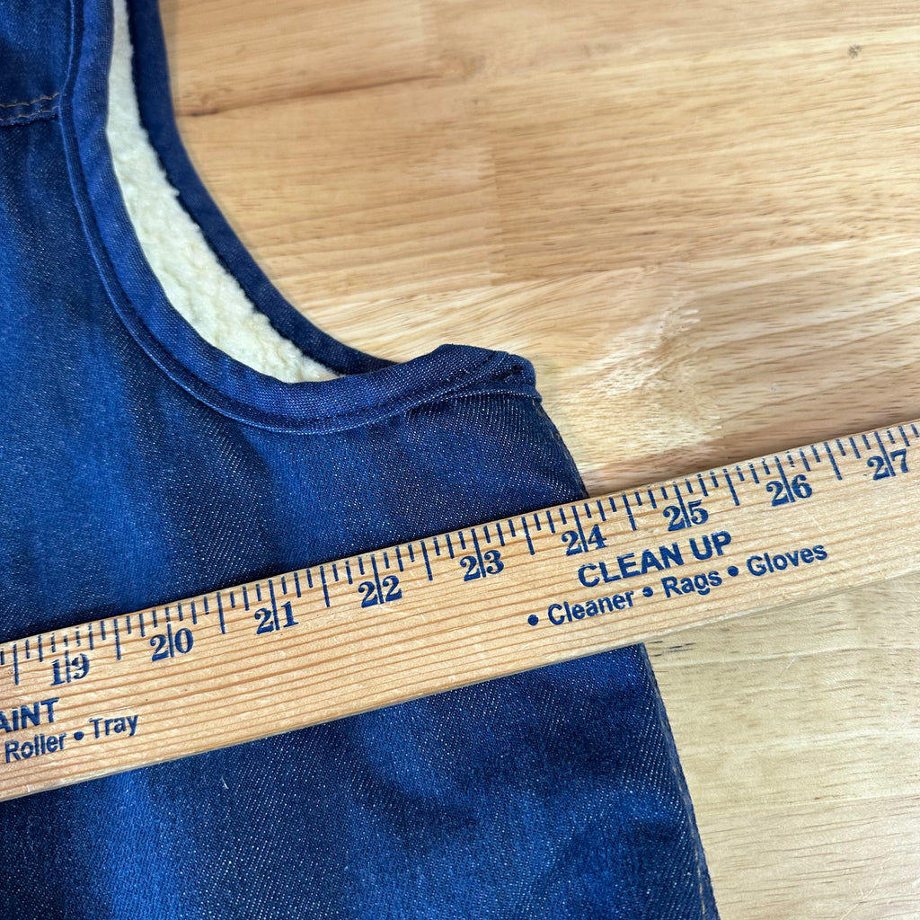 VTG Carhartt Jean Sherpa Men's Size XL Tall Vest