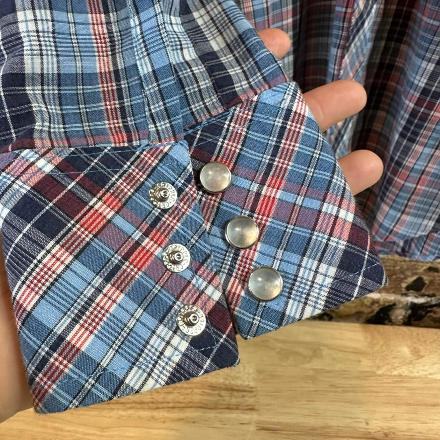 VTG ATB Men's Small/Medium Blue Western Shirt