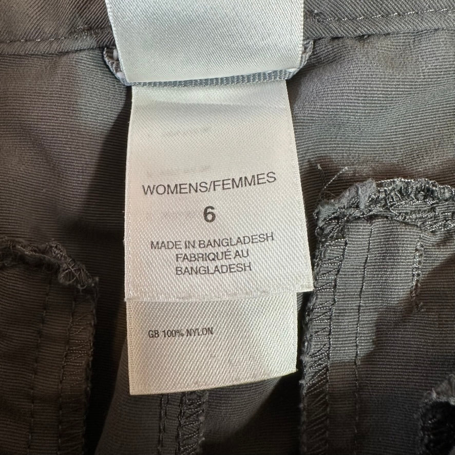 North Face Womens 6 Gray Capris