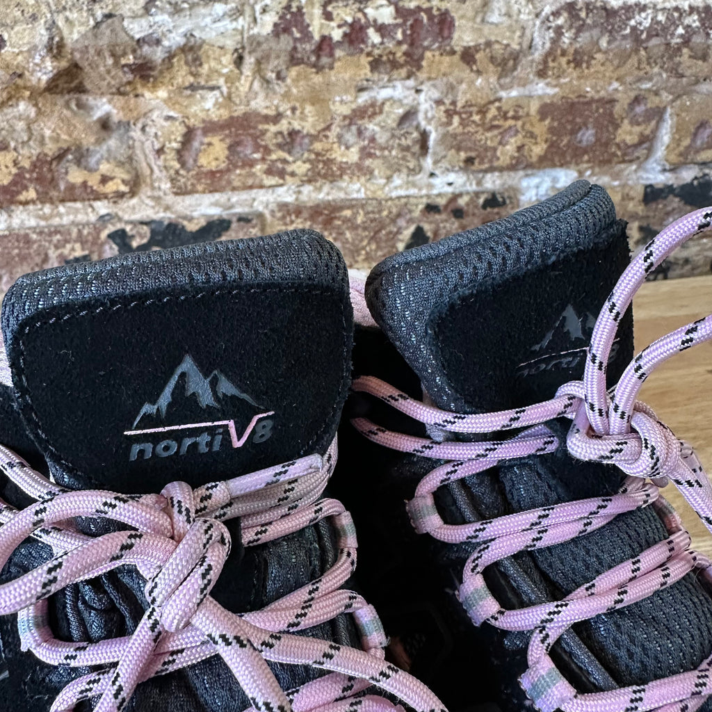 Black and Pink Womens 7 Hiking Boots