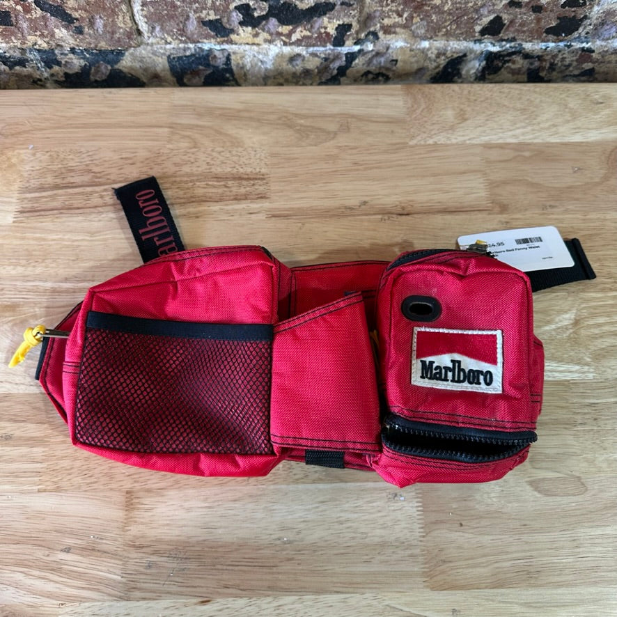 Vintage Marlboro Adventure Team Fanny Pack Waist pack Red