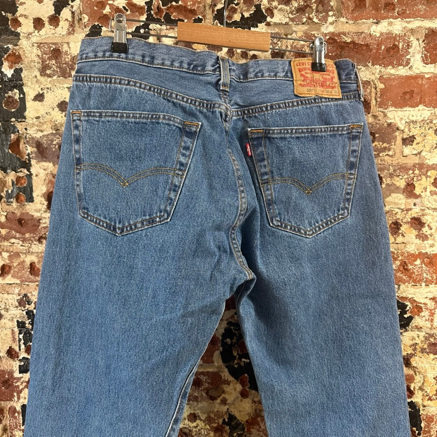 Levis 501 Mens 36x30 Blue Jeans