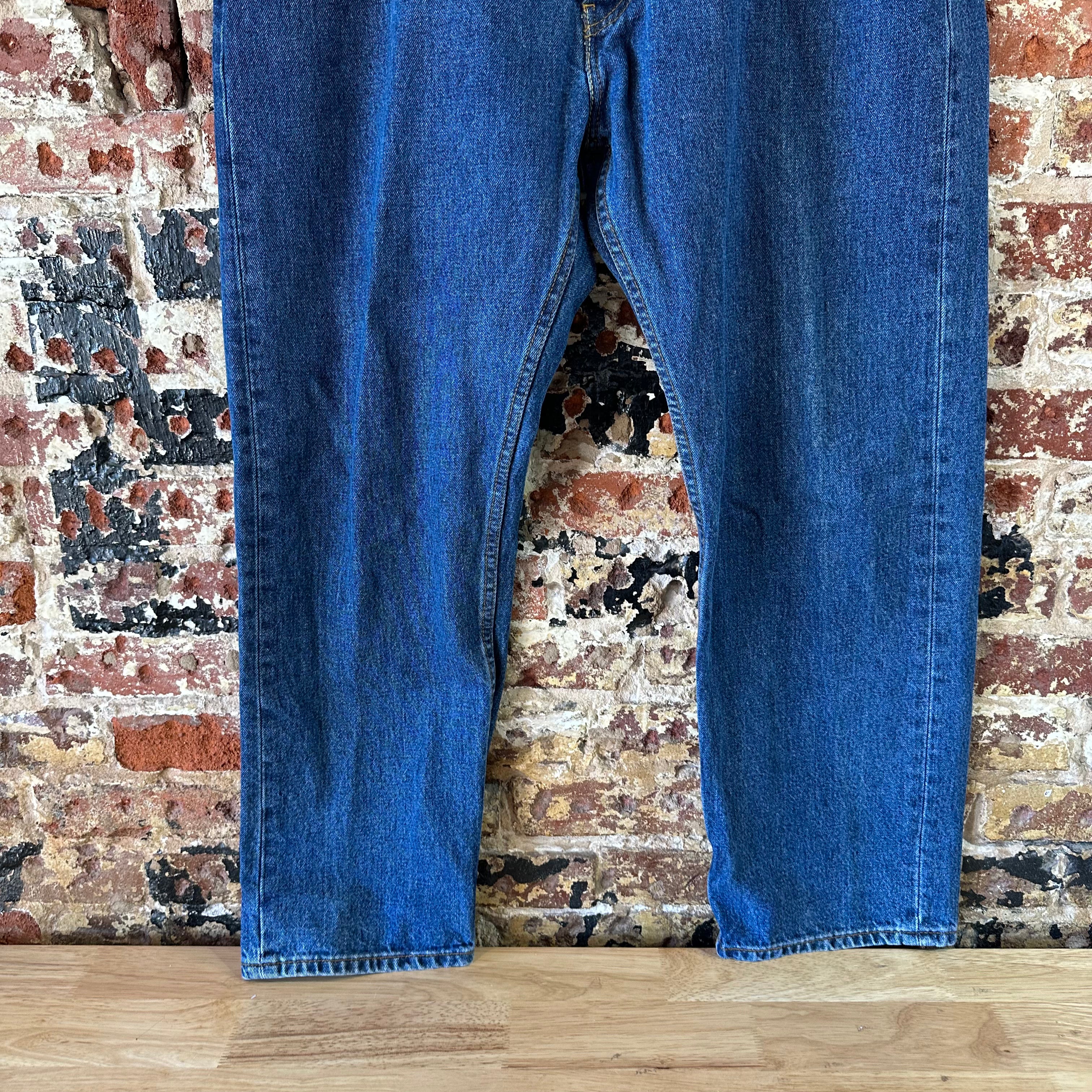 Levis 505 Mens 42x30 Blue Jeans