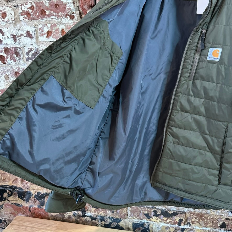 Carhartt Rain Defender Mens Medium Green Jacket