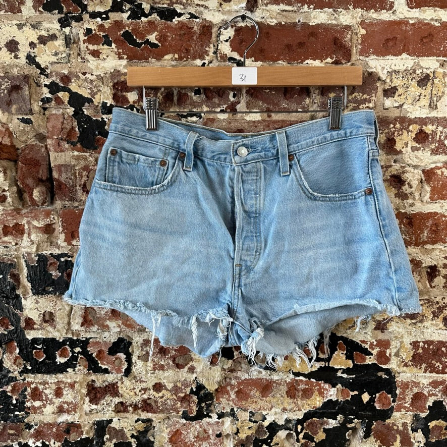 Levi's Cut Off Denim Jean Shorts Womens 31