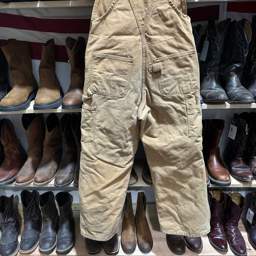Carhartt R02 Mens 30x30 Brown Bibs