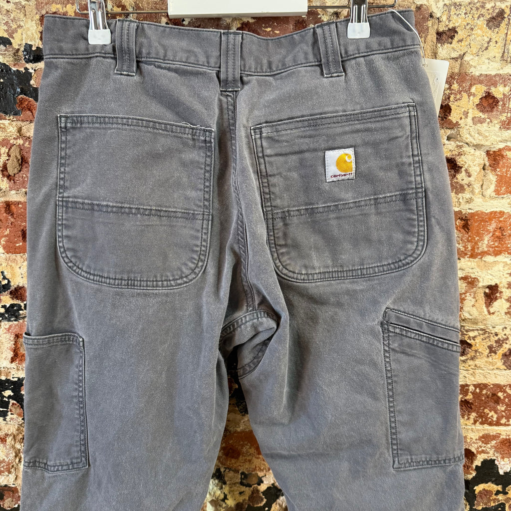 Carhartt Double Knee Gray Pants Mens 32x30