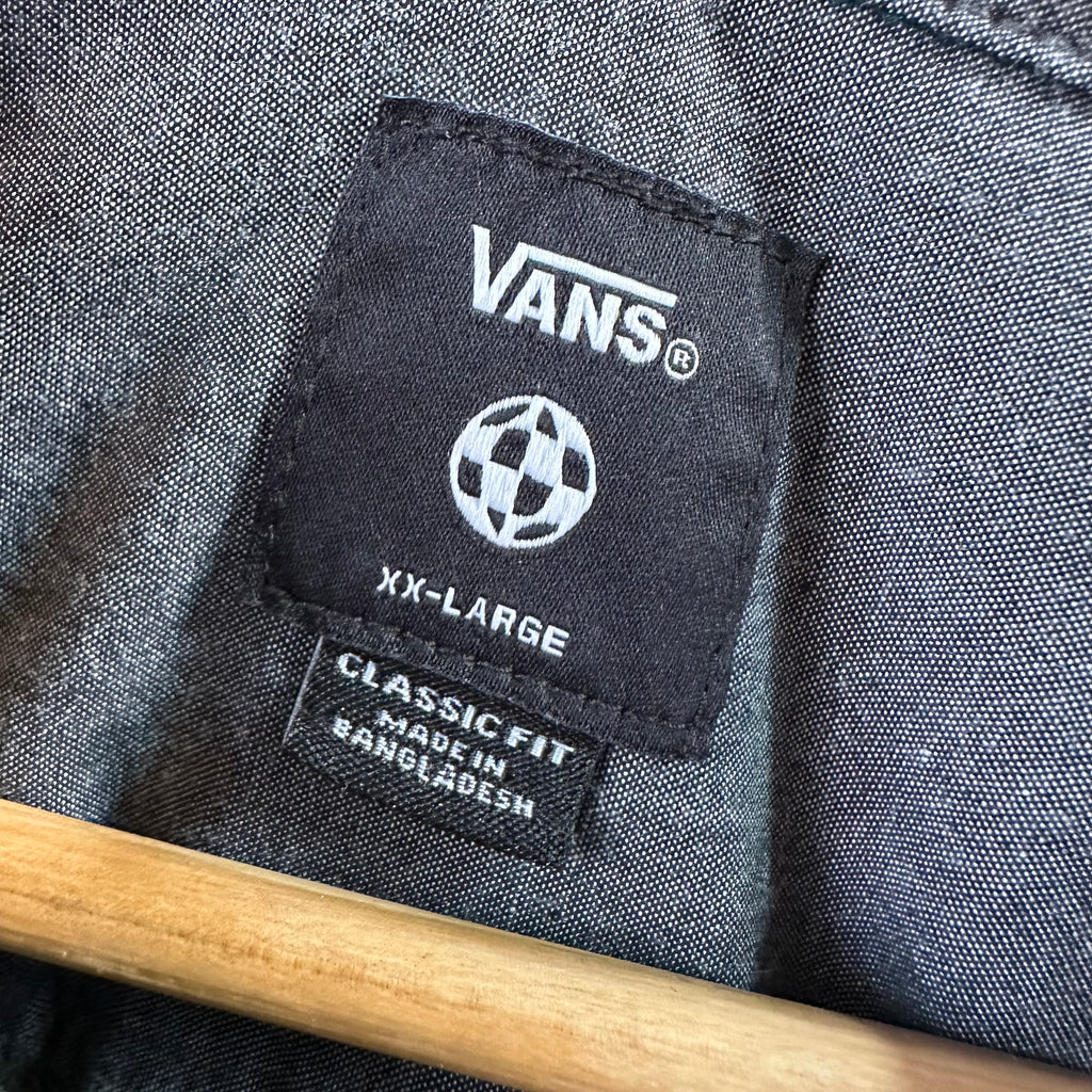 Vans L/S Flannel Button Shirt Mens 2XL