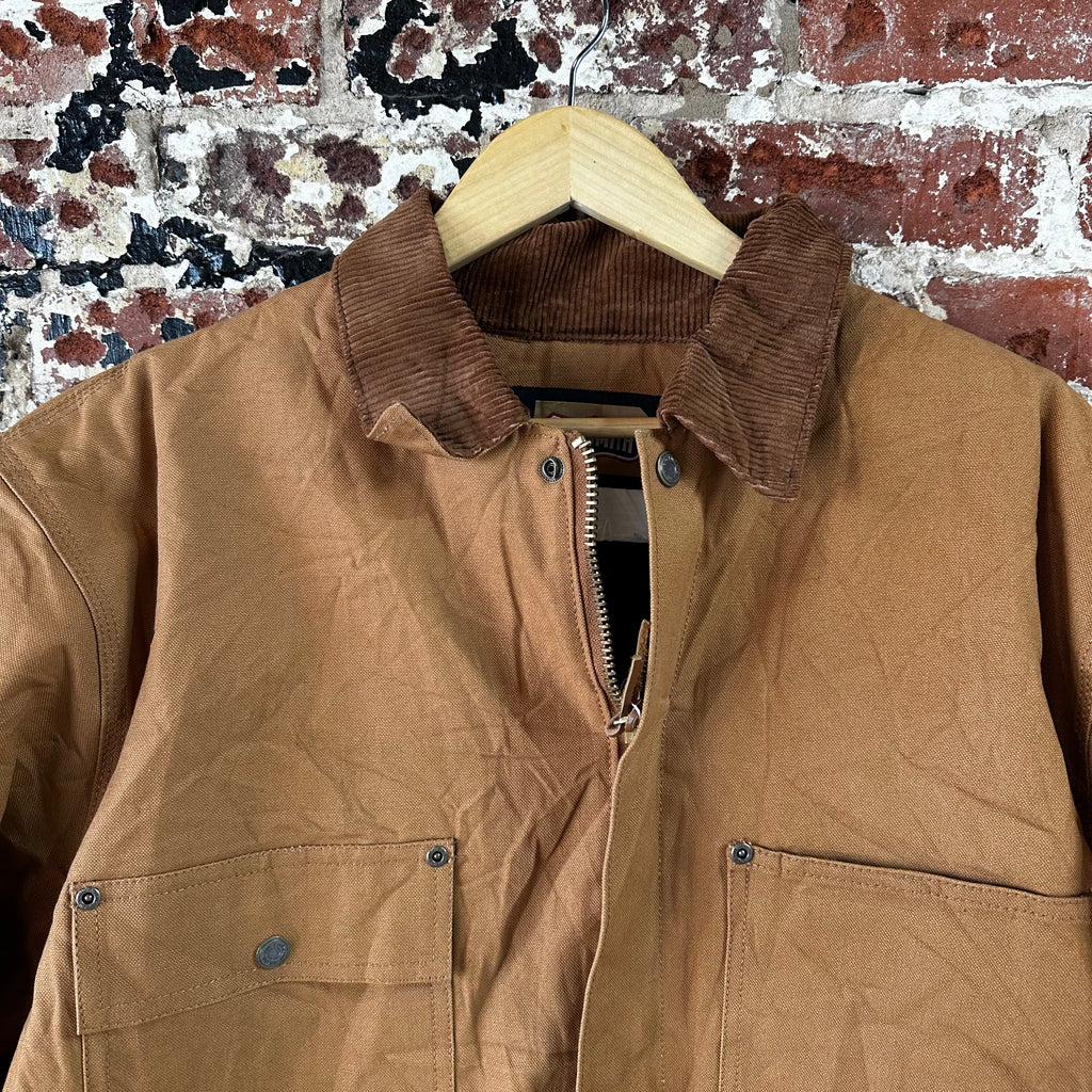 Big Smith Jacket Workwear Full Zip Men’s Sz XL Brown Canvas Heavy Insulated