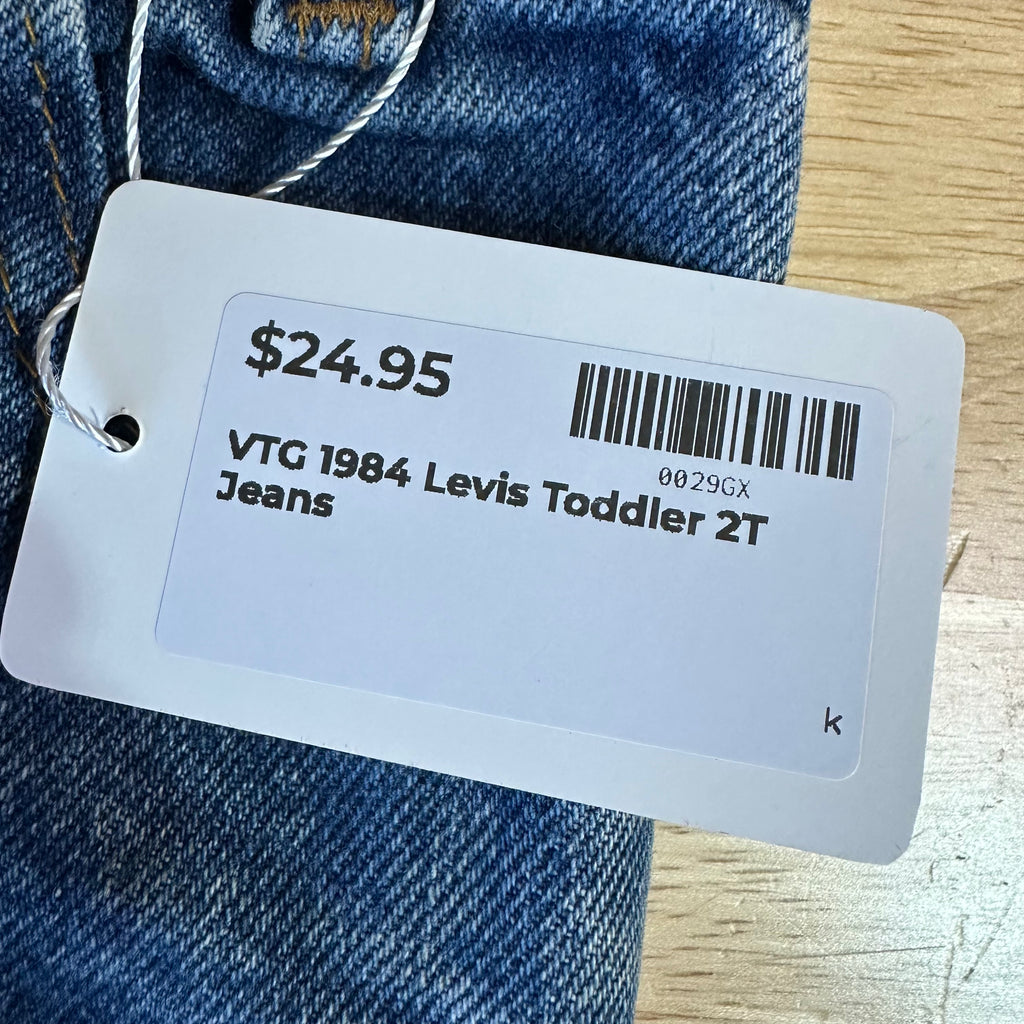 VTG Levi's toddler boys 2T Jeans