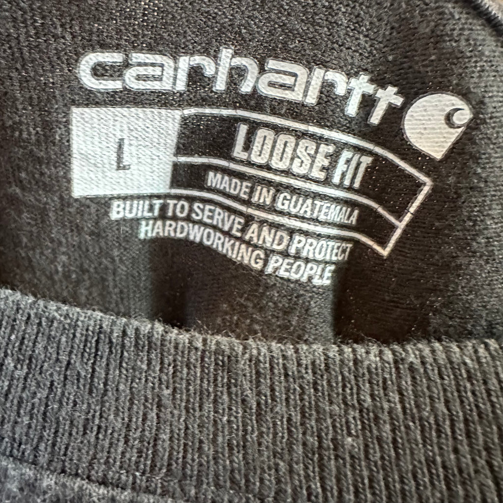Carhartt Men's XL Loose Fit Long Sleeve T Shirt Black