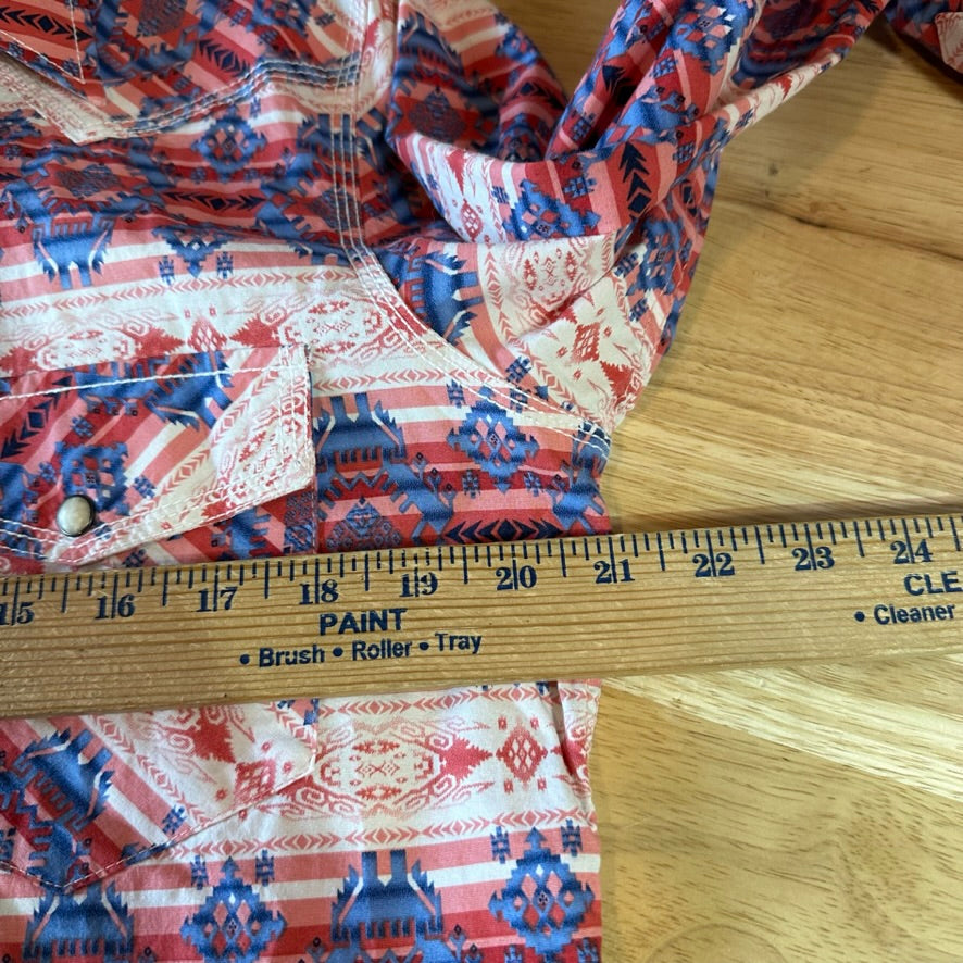 Rock N Roll Mens Medium Aztec Western Shirt