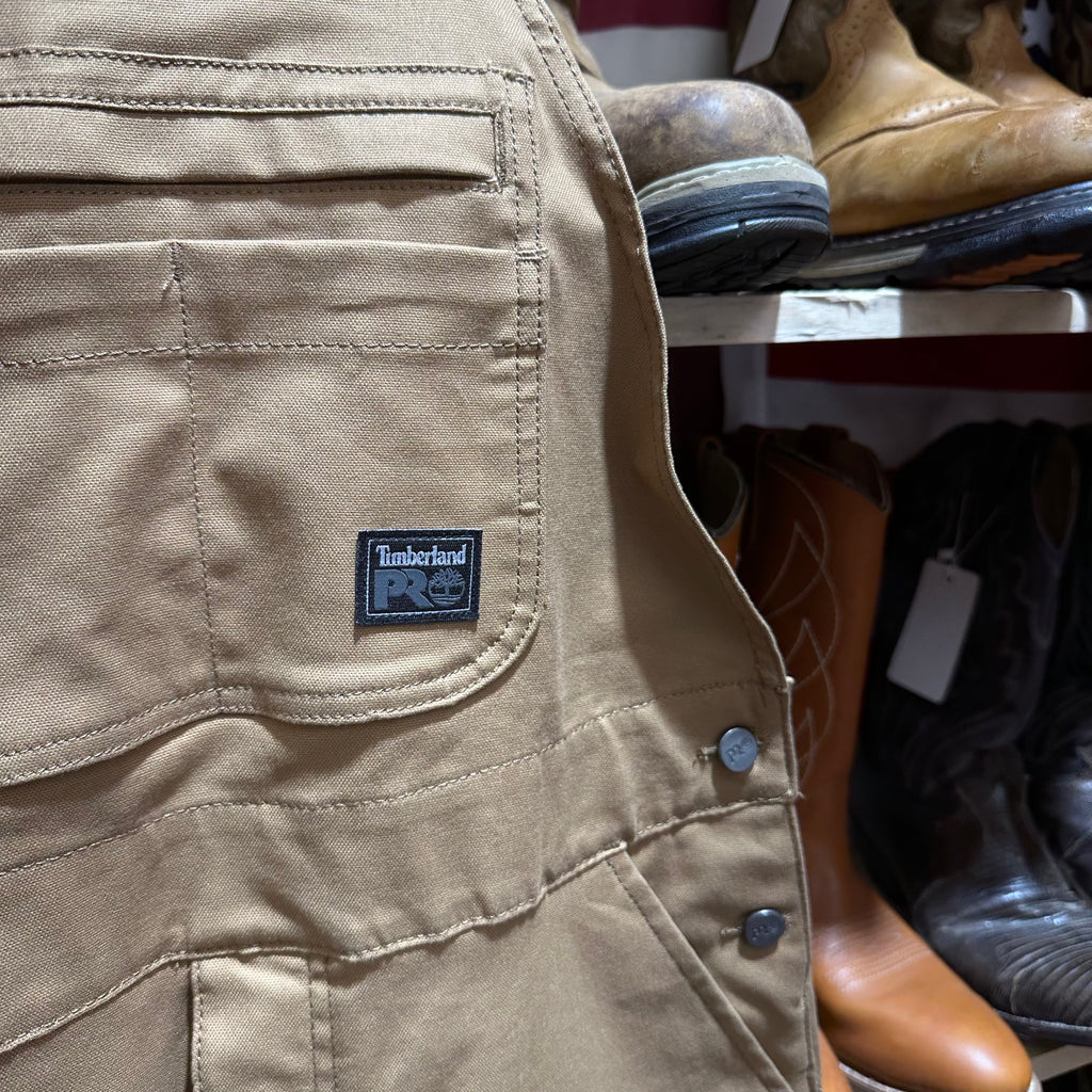 Timberland Pro Mens Small Brown Bibs NEW