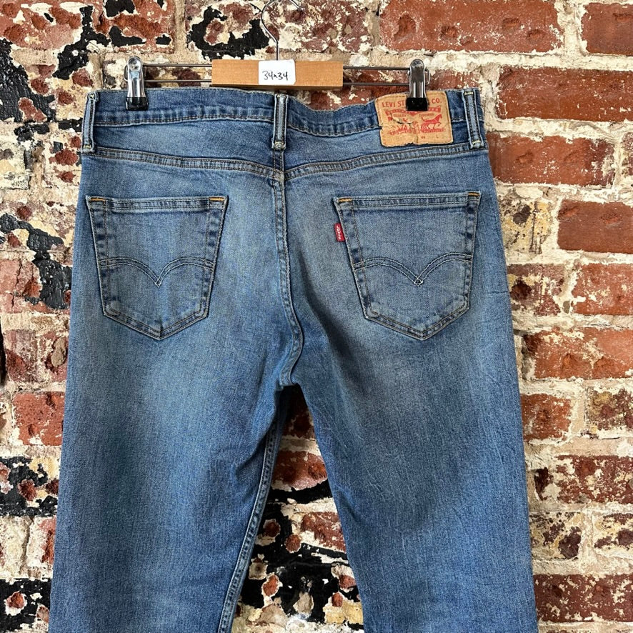 Levis Mens 511 Blue Jeans 34x34 Slim Fit Modern Denim Levi's