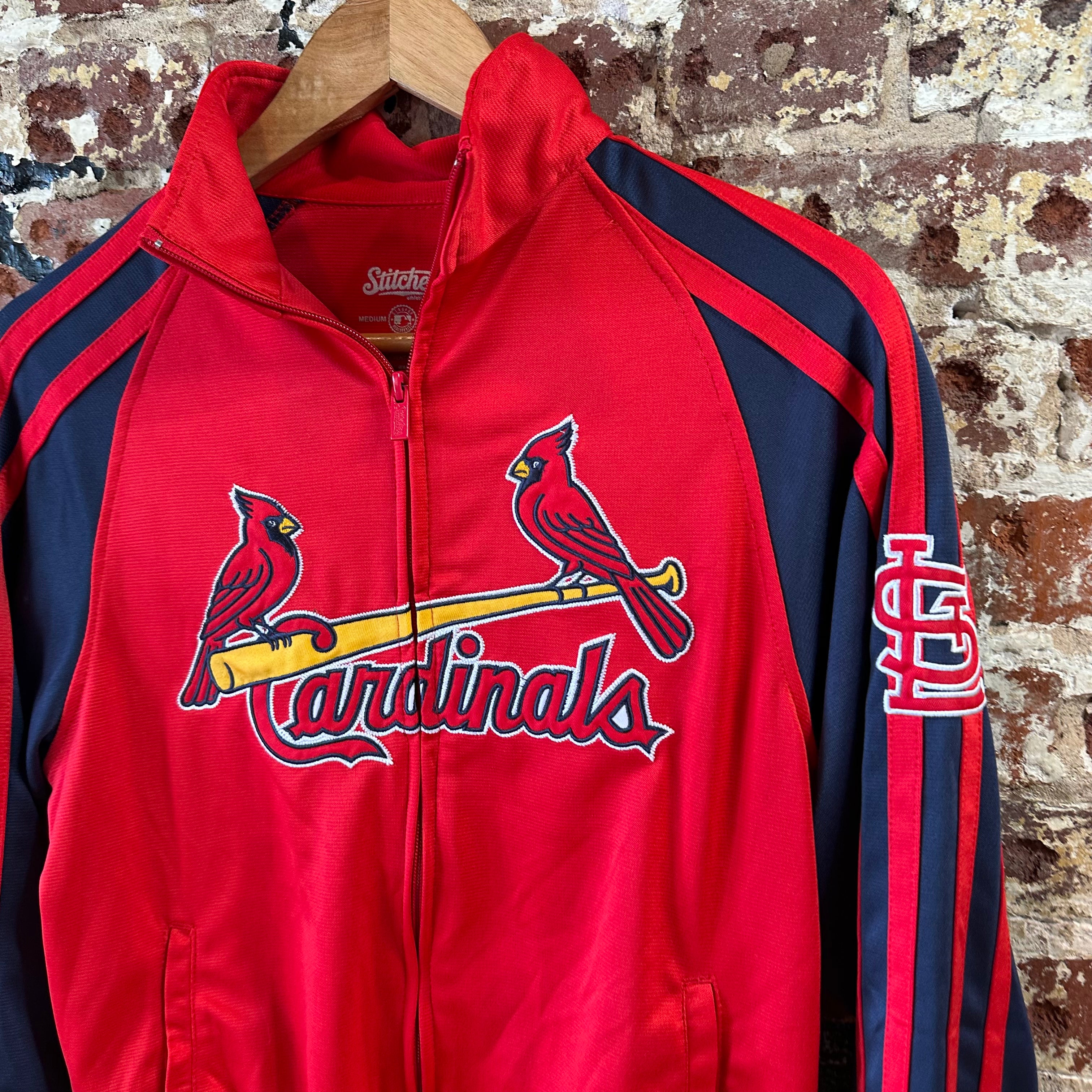 Stitches Cardinals Womens Medium Red Jacket