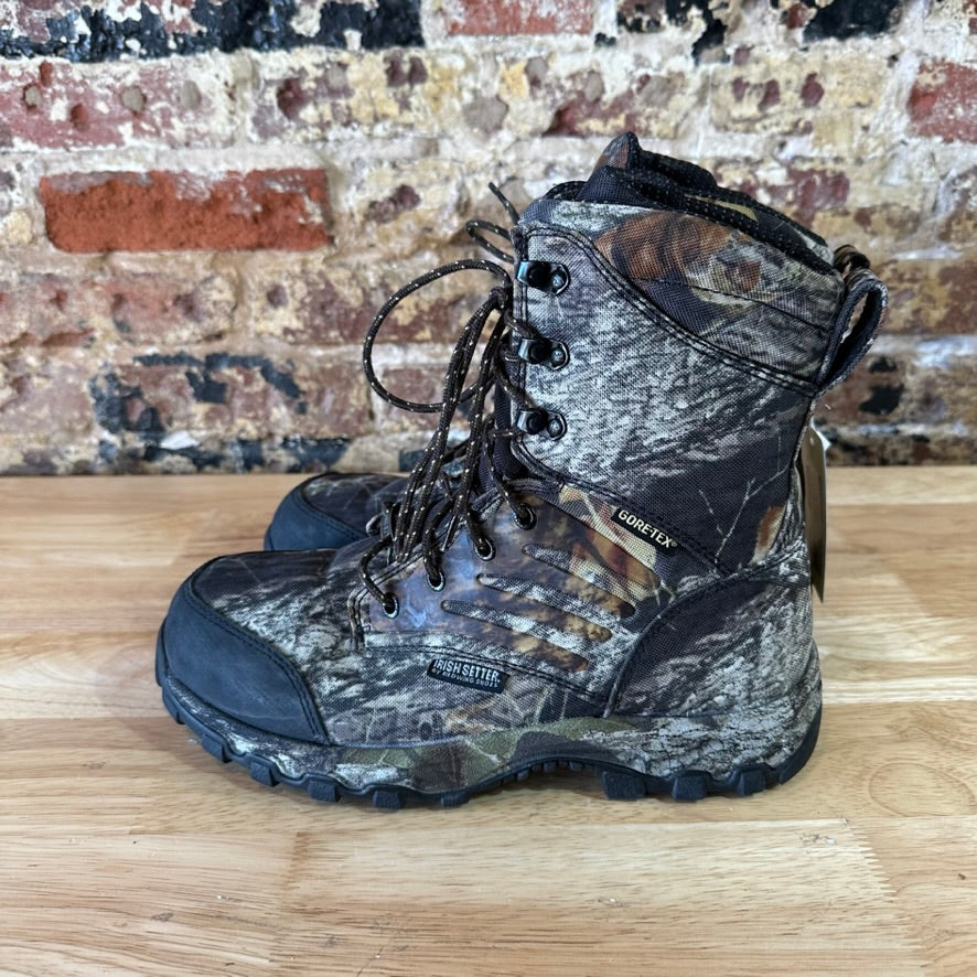 Irish Setter Insulated Hunting Boots 9.5EE Camo UltraDry Waterproof 800g Lace Up