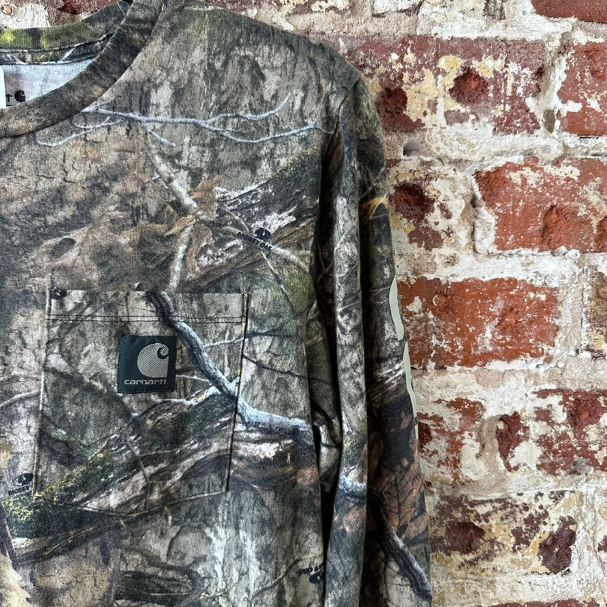 Carhartt Long Sleeve Camo T-Shirt Boys XL