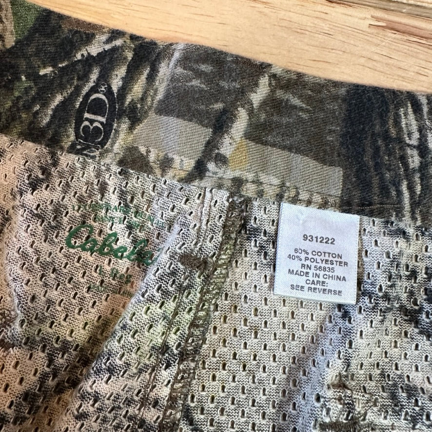 Cabela’s Seclusion 3D Camo Hunting Pants Men’s Large Regular 37x28.5" Green