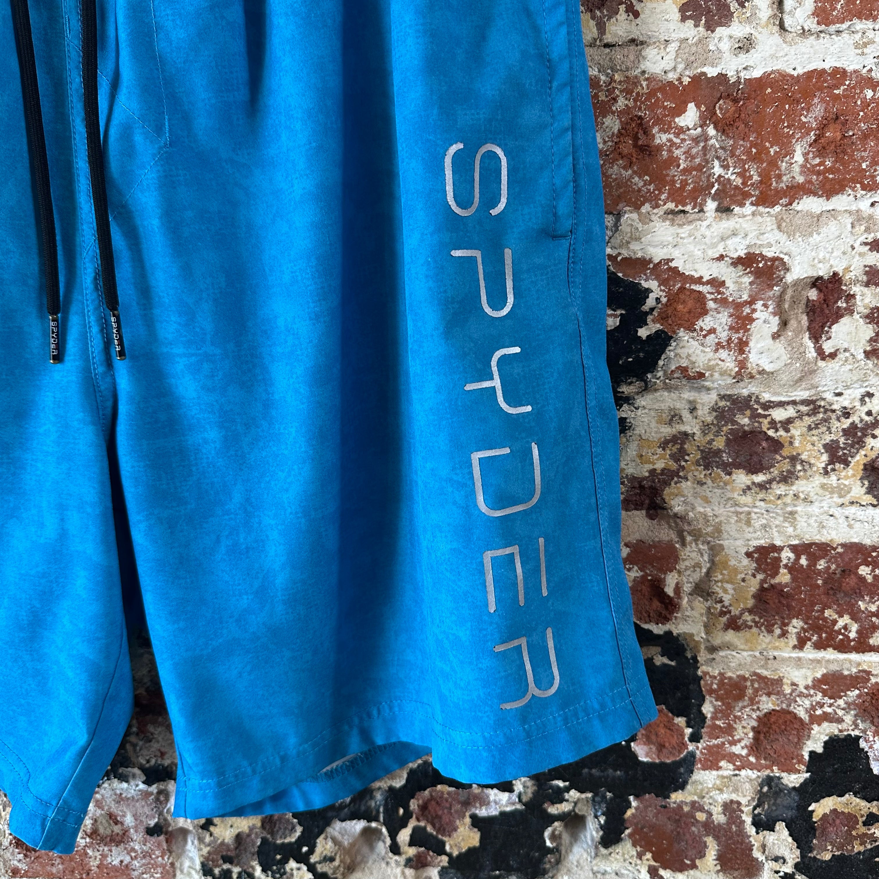 Spyder Blue Shorts Mens Large