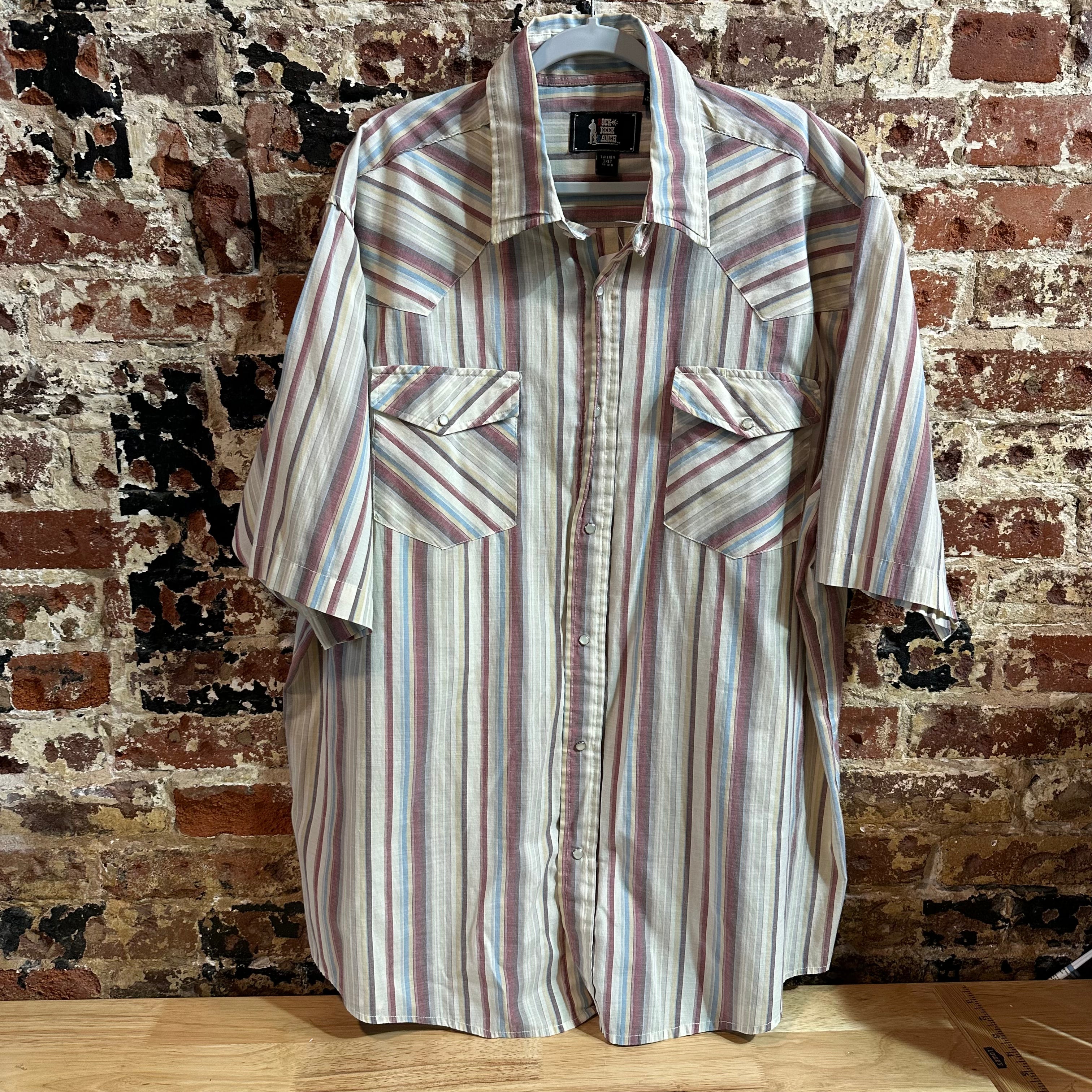Rock Creek Mens 3XLT Pearl Snap Western Shirt