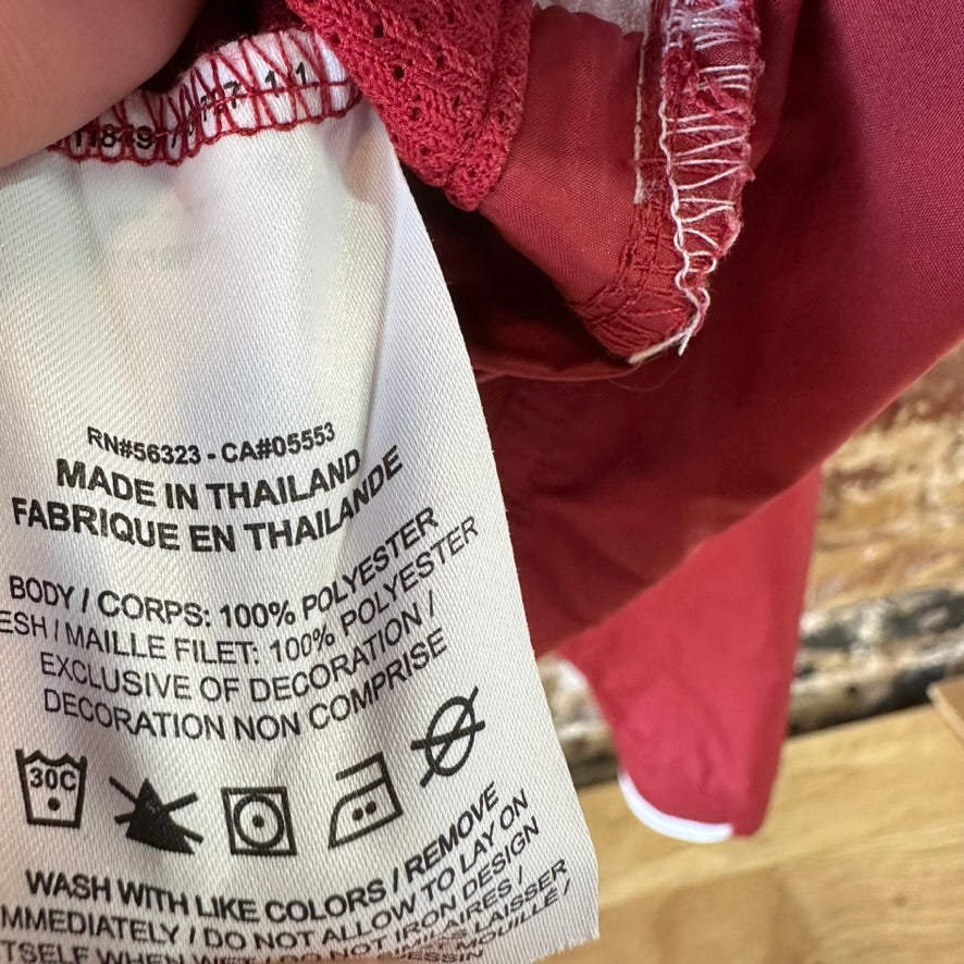 Nike Arkansas Razorbacks 1/4 Zip Sideline Pullover Jacket Mens Small Red