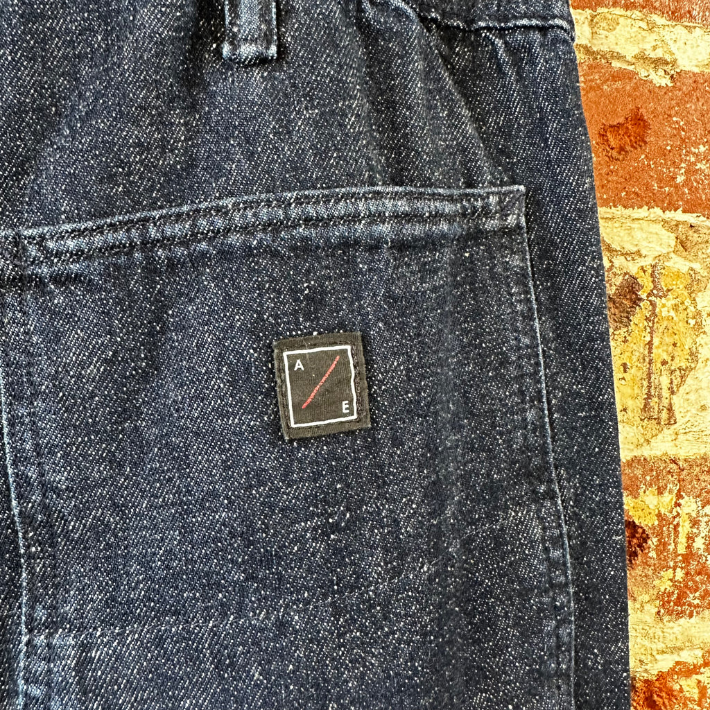 American Eagle Double Knee Jeans Mens 32x34 Dark Blue Denim