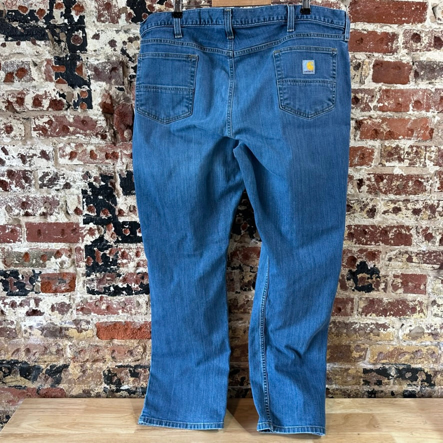 Carhartt Mens 42x32 Blue Jeans