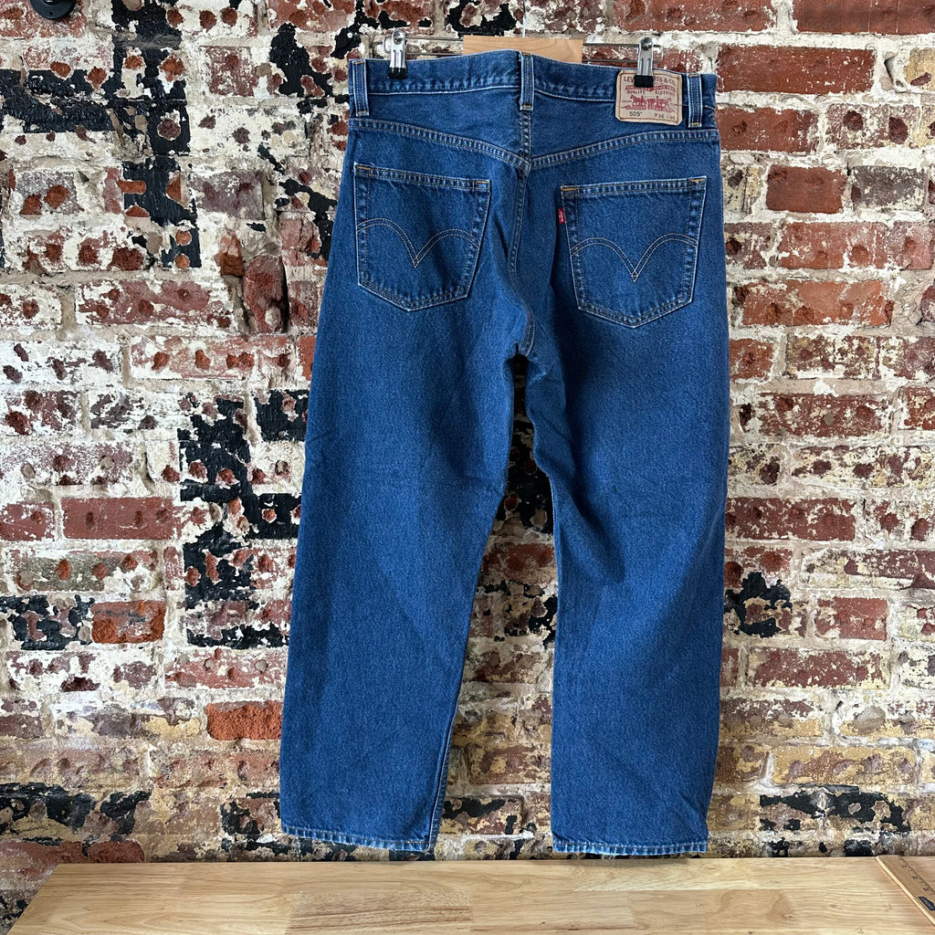 Levi's 505 Mens 36x30 Blue Jeans