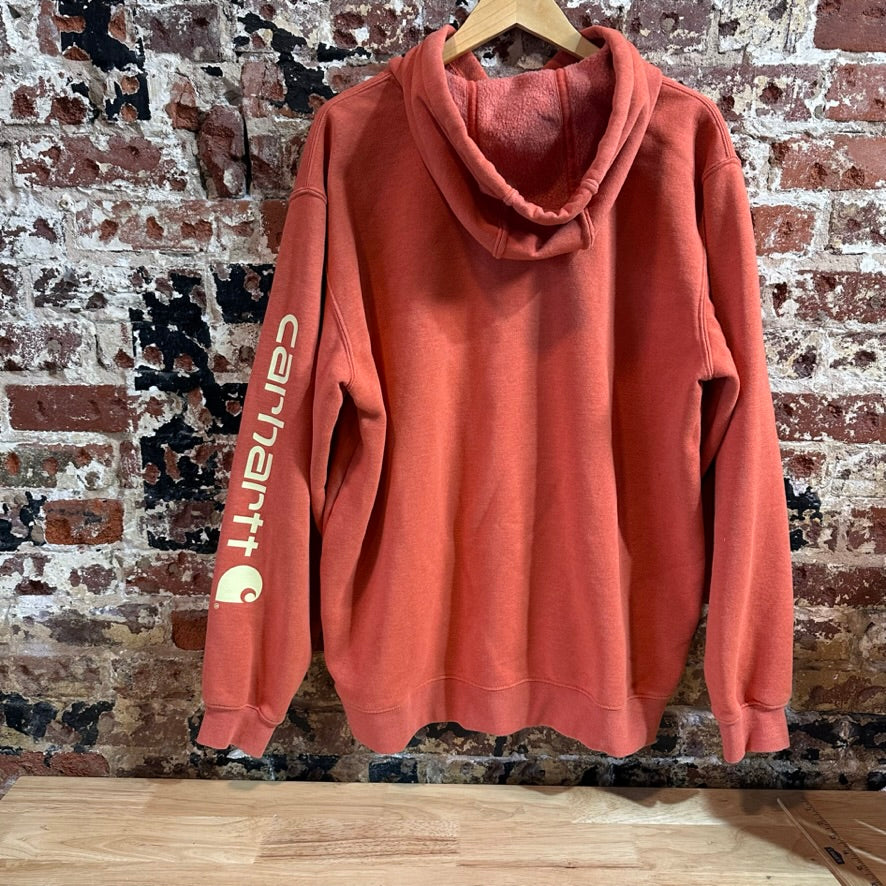 Carhartt Men's Large Orange Hoodie