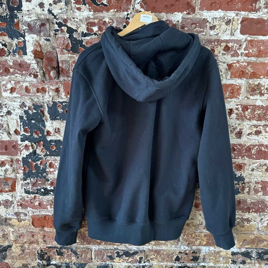 Carhartt Rain Defender 1/4 Zip Black Men’s Size Small Hoodie Logo