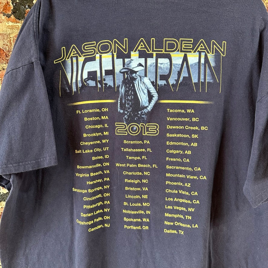 Jason Aldean S/S Blue T-Shirt Men's 2XL