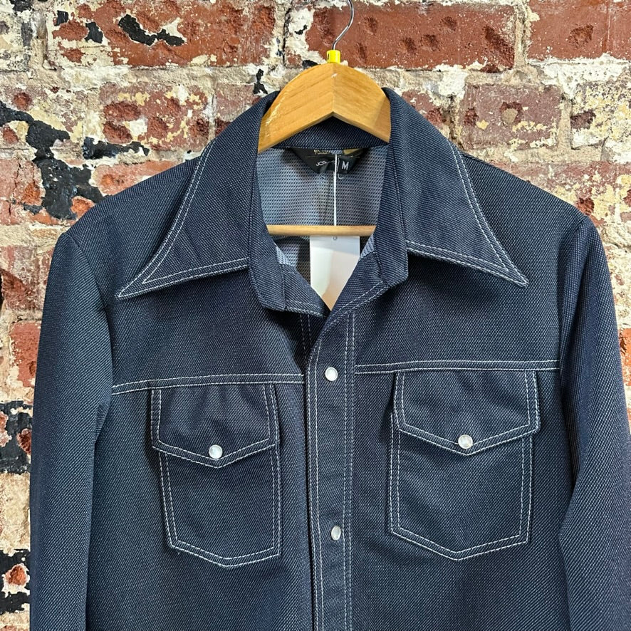 VTG 70s JCPenny Mens Medium Western Shirt