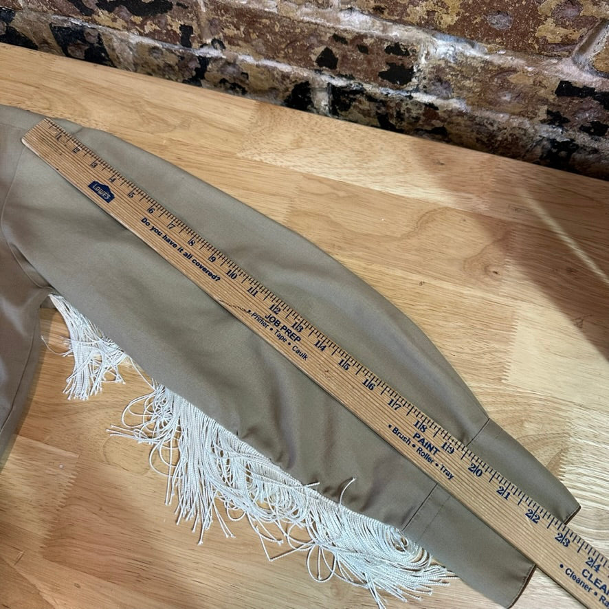VTG Karman Mens Medium Western Fringe Shirt
