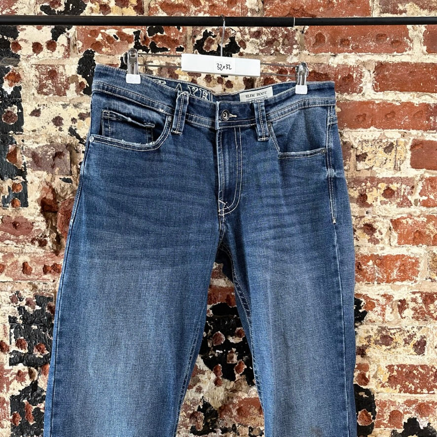 TK Axel Mens 32x32 Slim Boot Jeans
