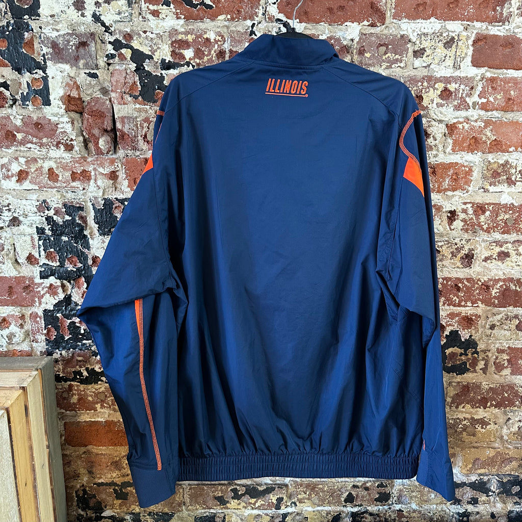 Nike Illinois Mens Large 1/4 zip jacket