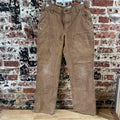Carhartt Double Knee Brown Mens 32x32 Pants