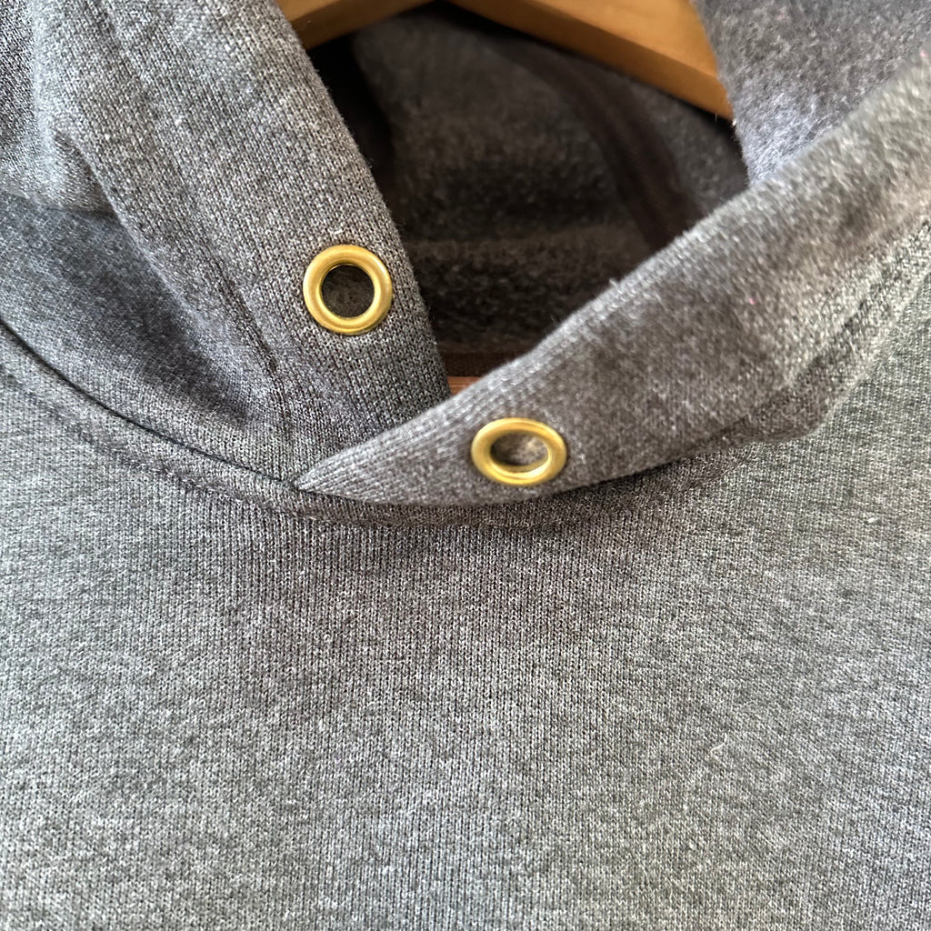 Carhartt Hoodie Sweatshirt Mens XL Tall Gray K288