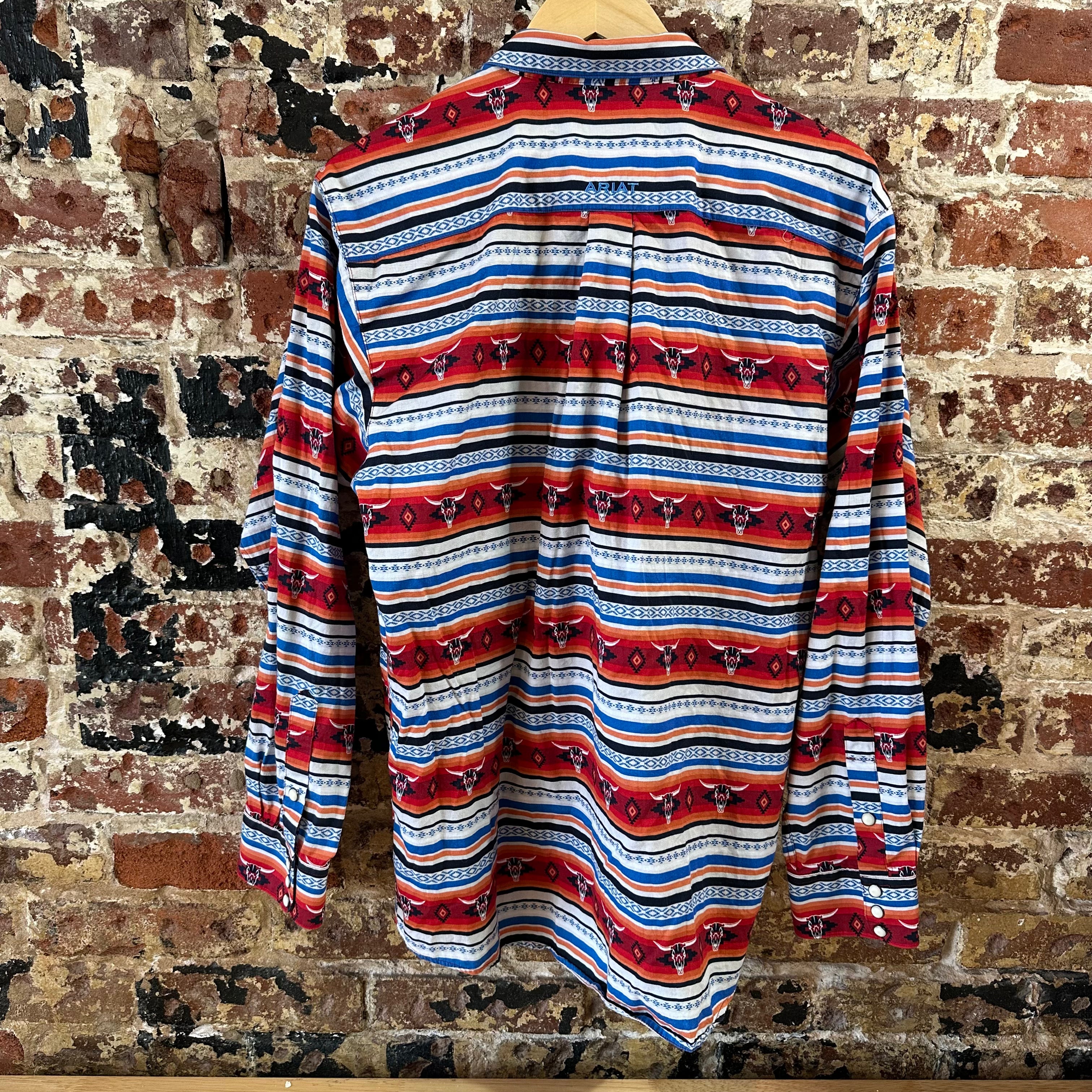 Ariat Button Up L/S Shirt Mens Medium