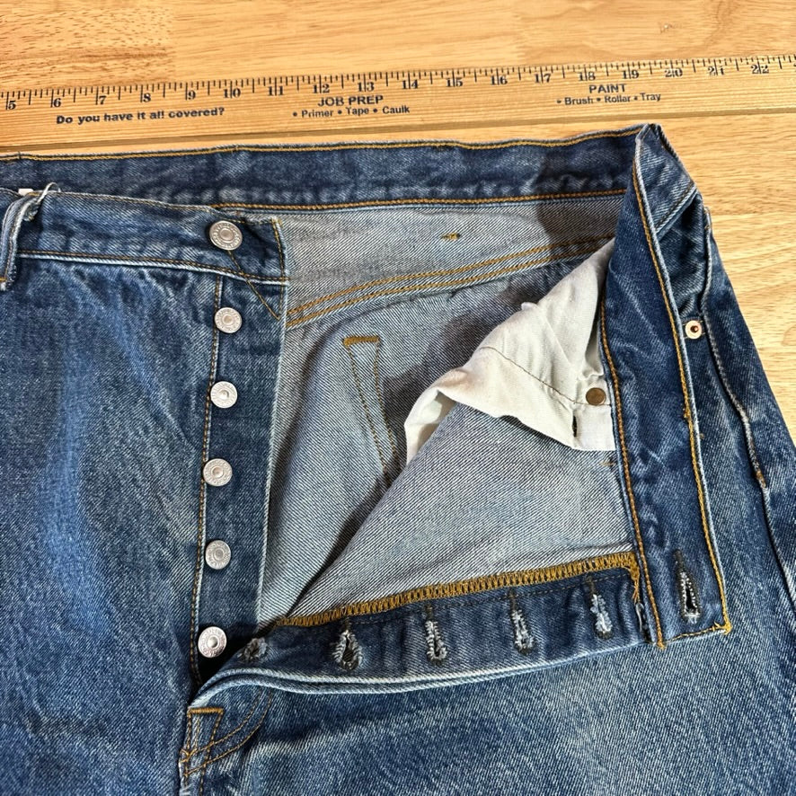 Levi's 501 Mens 42x34 Blue Jeans