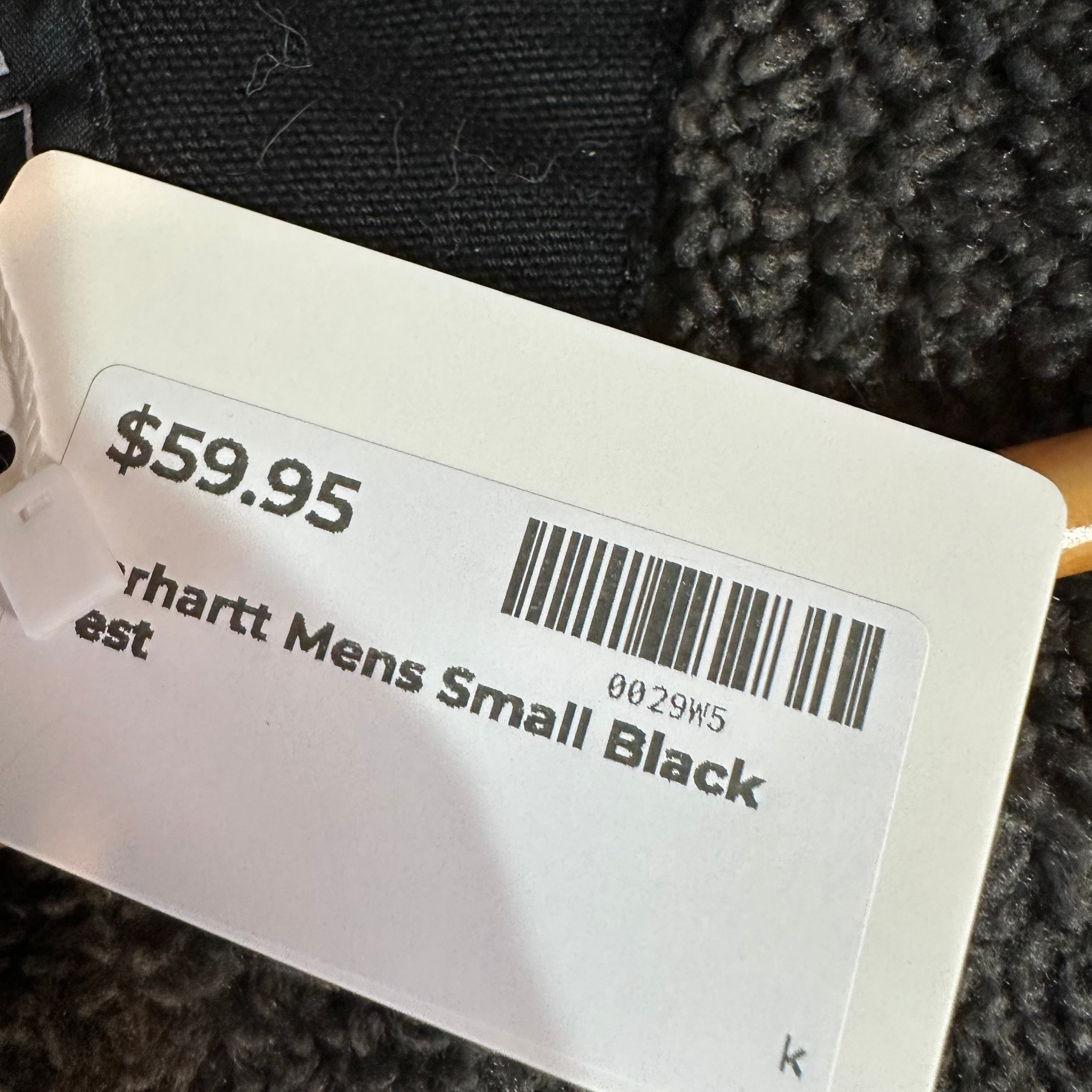 Carhartt Black Vest Mens Small