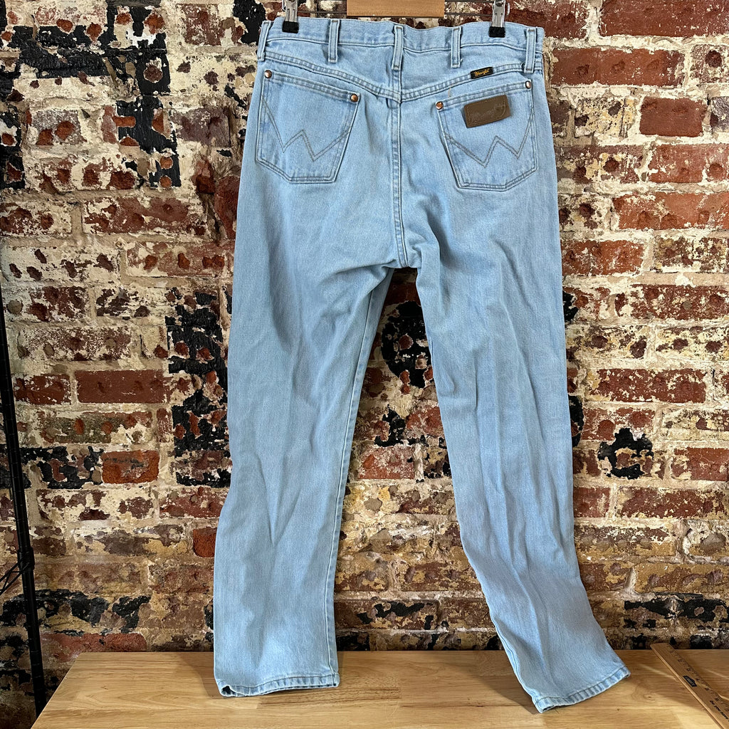 Wrangler Mens 34x34 Light Blue Jeans