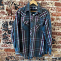 Wrangler Mens XL Flannel Button Up