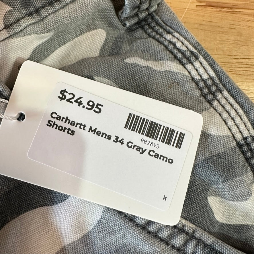 Carhartt Camo Mens 34 Cargo Shorts