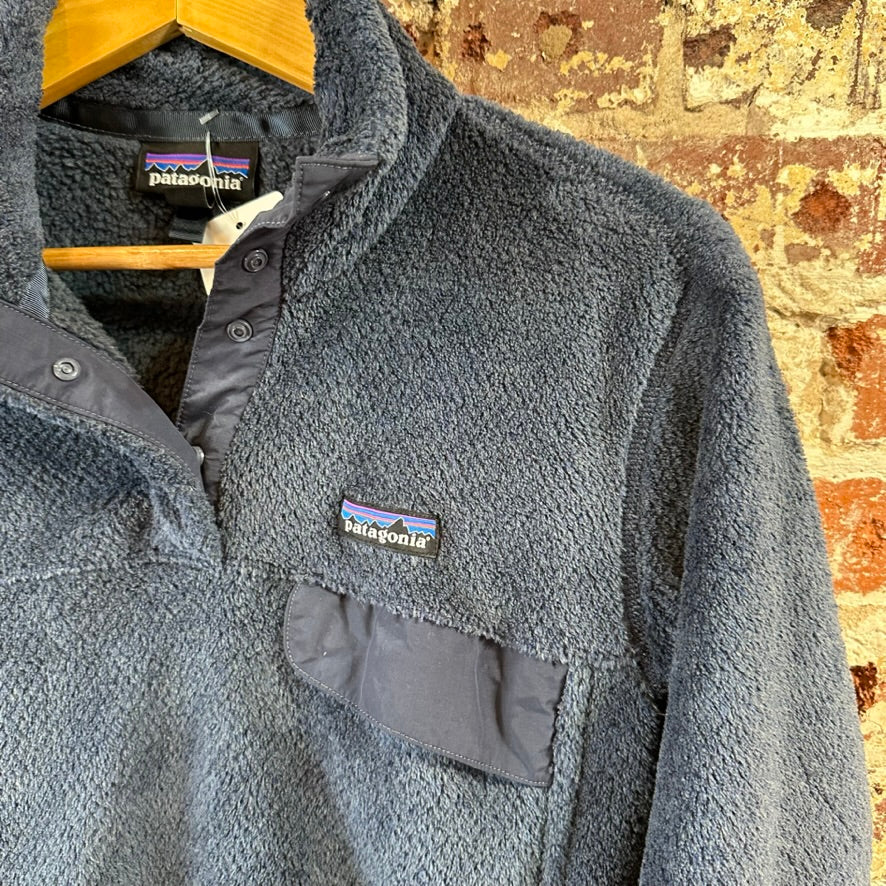Patagonia Blue Snap Fleece Womens Large