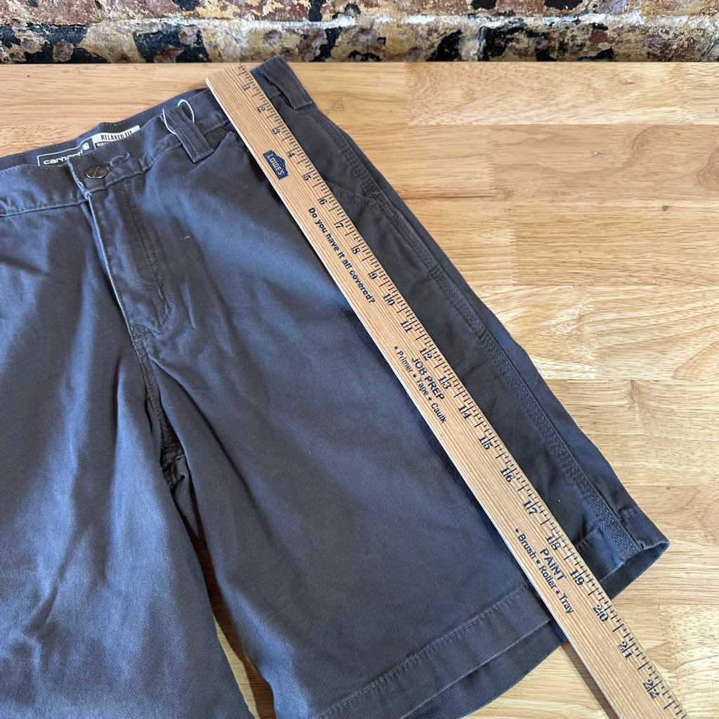 Carhartt Shorts Mens 30 workwear Rugged Flex 9.5" inseam Gray Relaxed Work